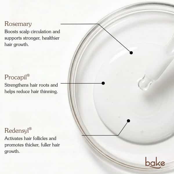 Bake 20% Rosemary & Procapil Hair Growth Serum For Stronger | Thicker Hair-200Ml