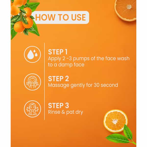 Sheopal's Vitamin C Foaming Face Wash: Reduces Dark Spots & Blemishes | ( 100Gm)
