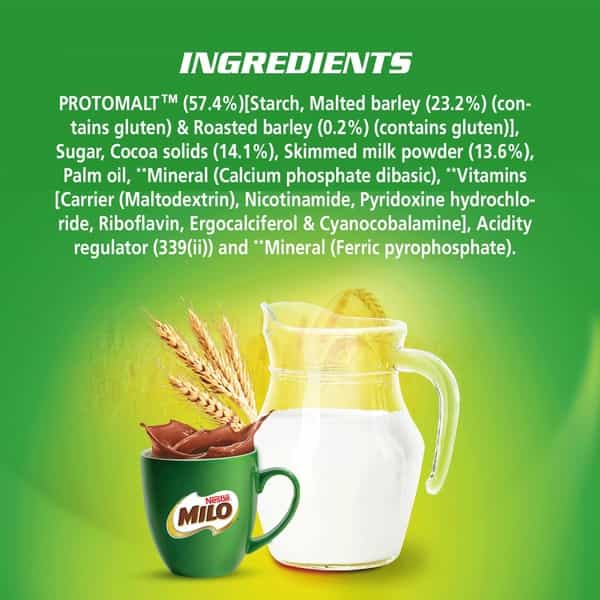 Nestle Milo Activ-Go Powder Health Drink - Chocolate Flavour Tin - 400Gm