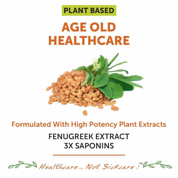 Bliss Welness Fenugreek 3X Saponins For Weight & Sugar Management Supplement|Unisex|60 Capsules