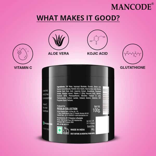 Mancode Whitening Cream 100Gm