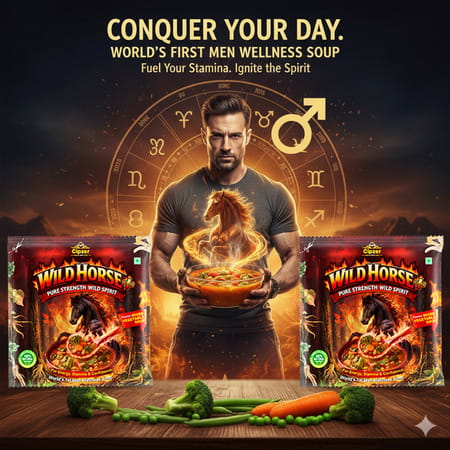 Cipzer Wild Horse Plus Mixed Vegetable Men Wellness Soup For Energy Stamina & Confidence 10 Gm