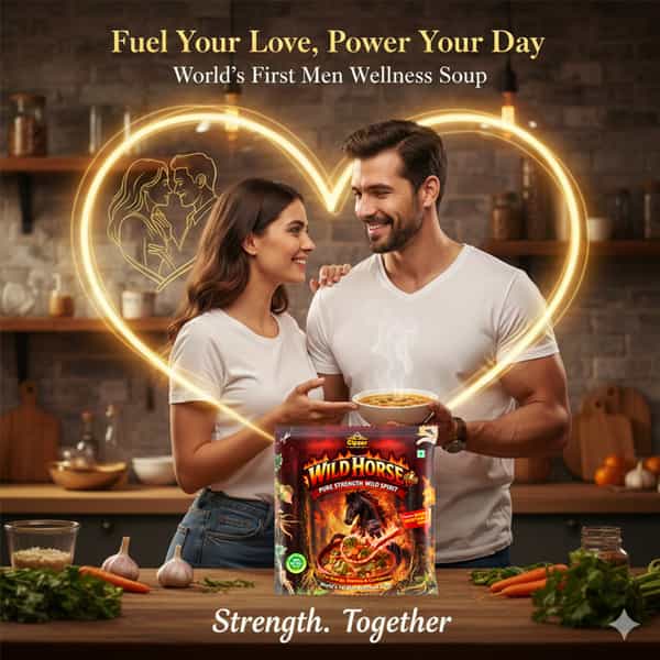 Cipzer Wild Horse Plus Mixed Vegetable Men Wellness Soup For Energy Stamina & Confidence 10 Gm