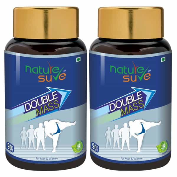 Nature Sure Double Mass Tablets For Men And Women - 2 Packs (90 Tablets Each)