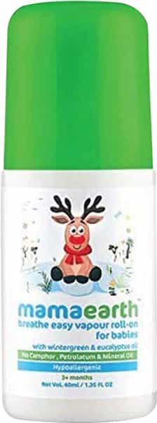 Mamaearth Breathe Easy Vapour Roll On For Babies 40Ml