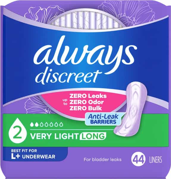 Always Thin Dailies Wrapped Liners| Unscented| 162 Count