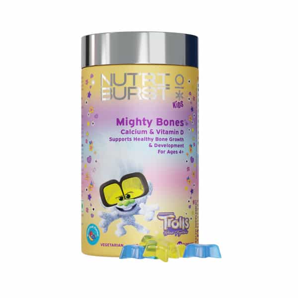 Nutriburst Mighty Bones Trolls Kids Gummies - 60 Gummy