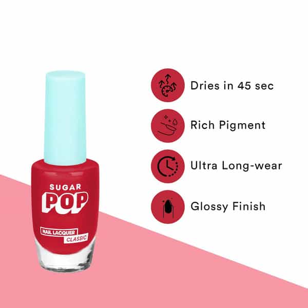 Sugar Pop Nail Lacquer 13 Red Alert