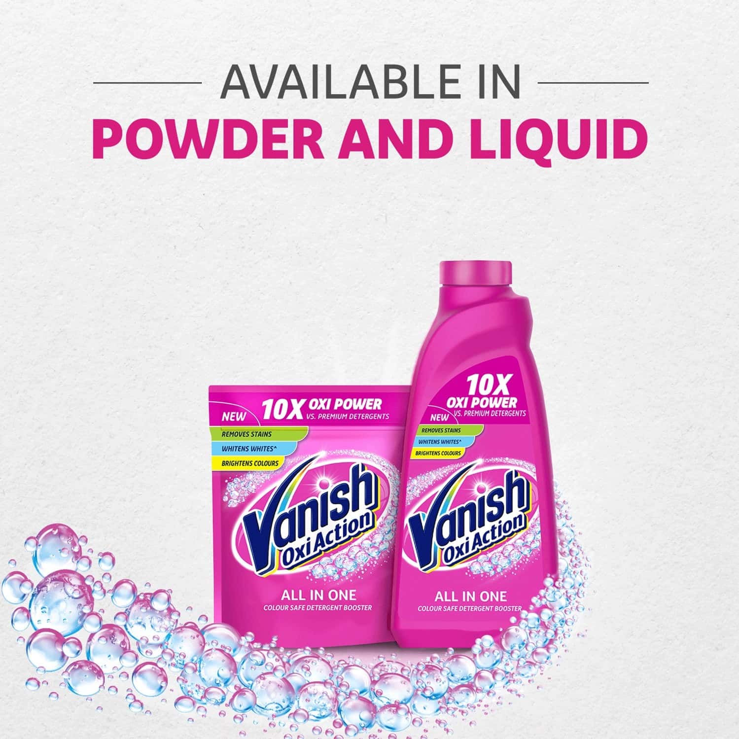 Buy VANISH ALL IN ONE POWDER DETERGENT BOOSTER 100 G Online & Get