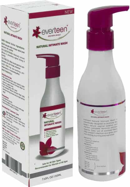 Everteen Natural Intimate Wash For Feminine Hygiene In Women 1 Pack- 210Ml