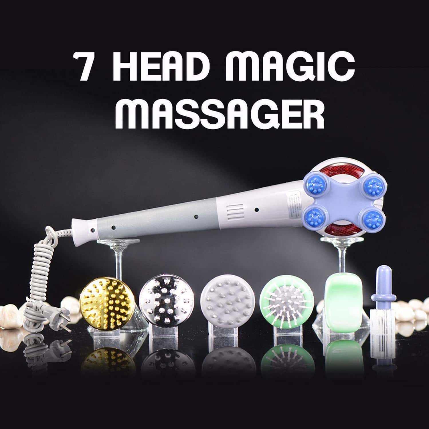 Auditech Magic Body Massage Machine With 7 Heads