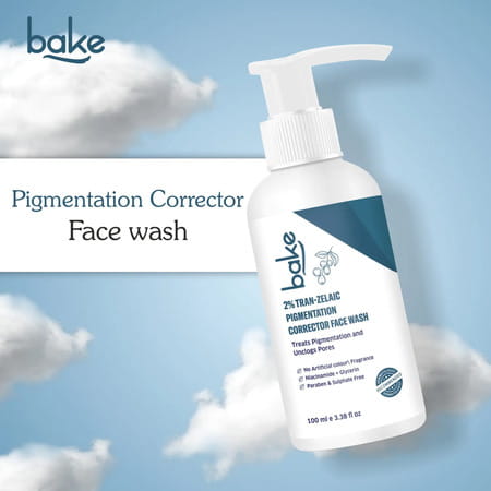 Bake 2% Tran-Zelaic Pigmentation Corrector Milky Face Wash (100Ml)