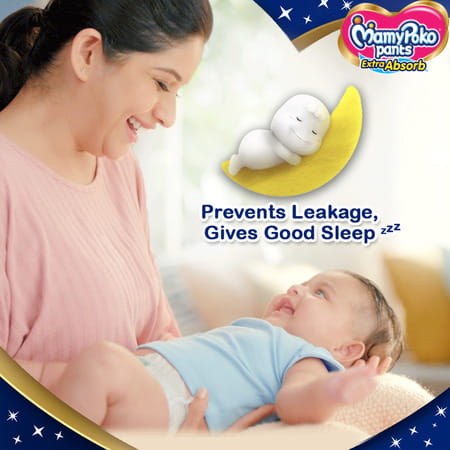 Mamypoko Pants Extra Absorb Diapers (Extra Large) 12-17 Kg - 96 Diapers