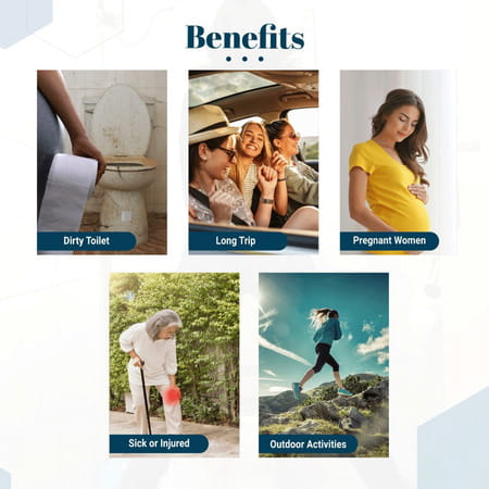 Mildcares 10 Funnels Disposable Female Urination Device For Women