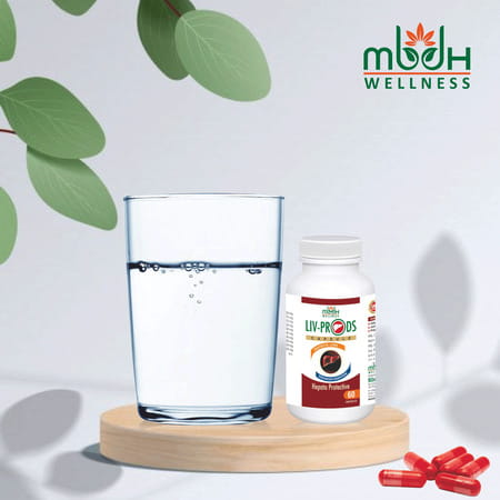 Mbdhwellness Liv Pro Ds-Ayurveda For Fatty Liver & Natural Detox Natural With Kalmegh & More