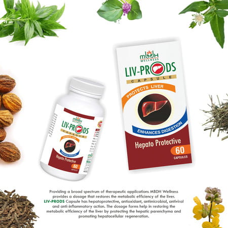 Mbdhwellness Liv Pro Ds-Ayurveda For Fatty Liver & Natural Detox Natural With Kalmegh & More