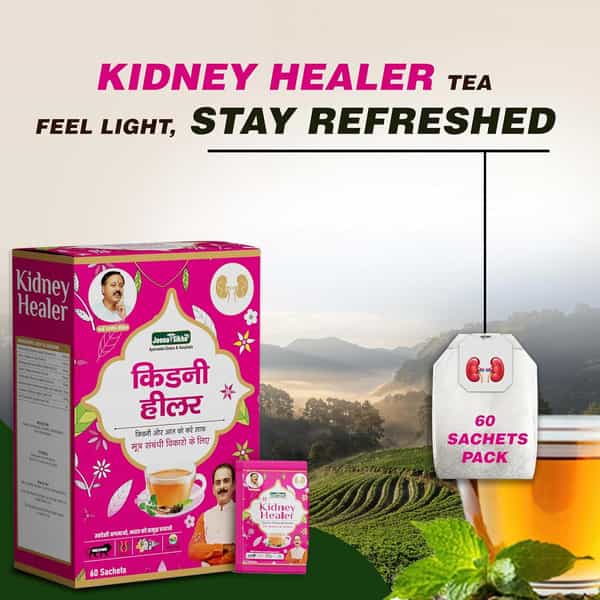 Jeena Sikho Kidney Healer Ayurvedic Tea | Natural Herbal Tea Kidney Support | 60 Sachets