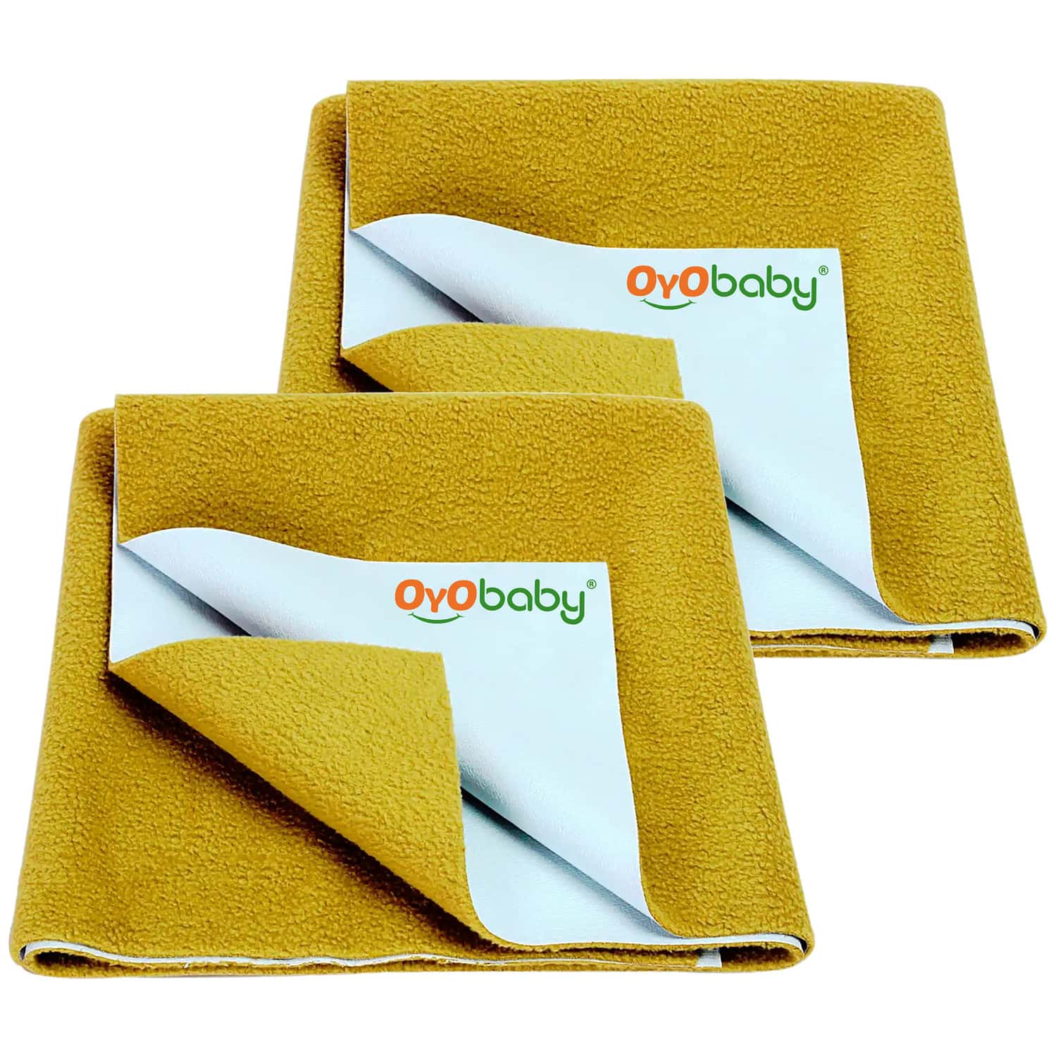 Oyo Baby Baby Dry Sheet Waterproof For Elderly Patients -Pack Of 2 (Large- 140 Cm X 100 Cm)Gold