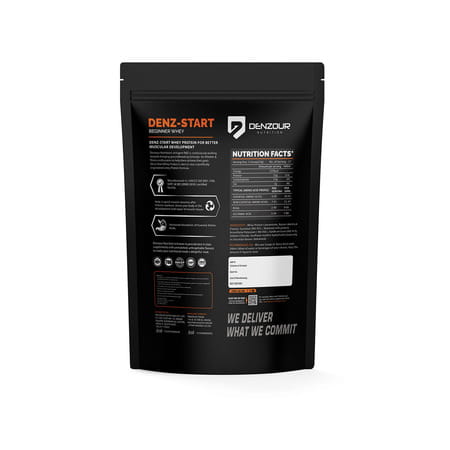 Denzour Nutrition Denz - Start Beginner'S Whey Protein Powder | For Men & Women - Mango Mania | 1kg