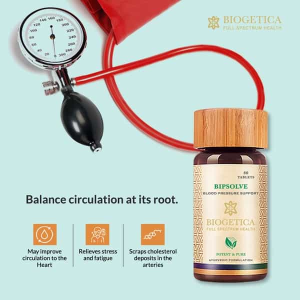 Biogetica Bipsolve (High Bp/ Hypertension) 80 Tablets