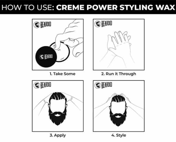 Beardo Creme Power Hair Styling Wax For Men - 75 Gm