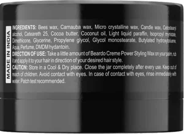 Beardo Creme Power Hair Styling Wax For Men - 75 Gm