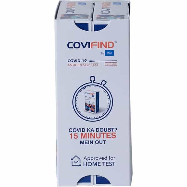 Covifind Covid-19 Rapid Antigen Self Test - Accurate Ai-Powered | Fast Result In 15 Min | Pack Of 2