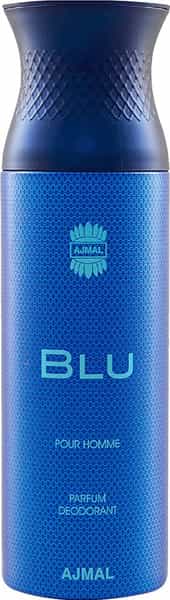 Ajmal Gift Set Of Yearn Edp 100Ml & Blu Deodrants 200 Ml For Men + 2 Parfum Testers
