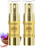 Gynoveda 24K Gold Face Serum For Skin Brightening With Kesar & Rosemary. Facial Like Glow. 60Ml