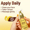 Gynoveda 24K Gold Face Serum For Skin Brightening With Kesar & Rosemary. Facial Like Glow. 60Ml