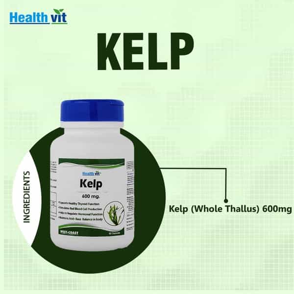 Healthvit Kelp 600 Mg - 60 Capsules