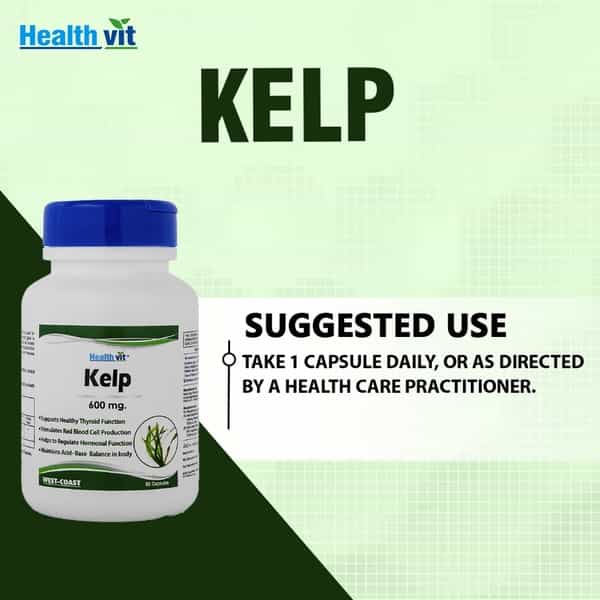 Healthvit Kelp 600 Mg - 60 Capsules