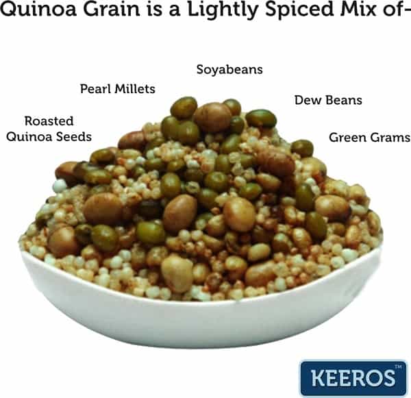 Keeros Quinoa Grain Healthy Super Snack - 250G