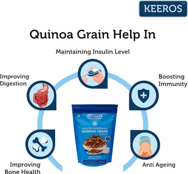 Keeros Quinoa Grain Healthy Super Snack - 250G