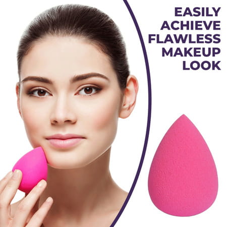 Sanfe Selfly Beauty Blender Sponge Puff (Round) | Blending Sponge For Face Makeup | Makeup Sponge