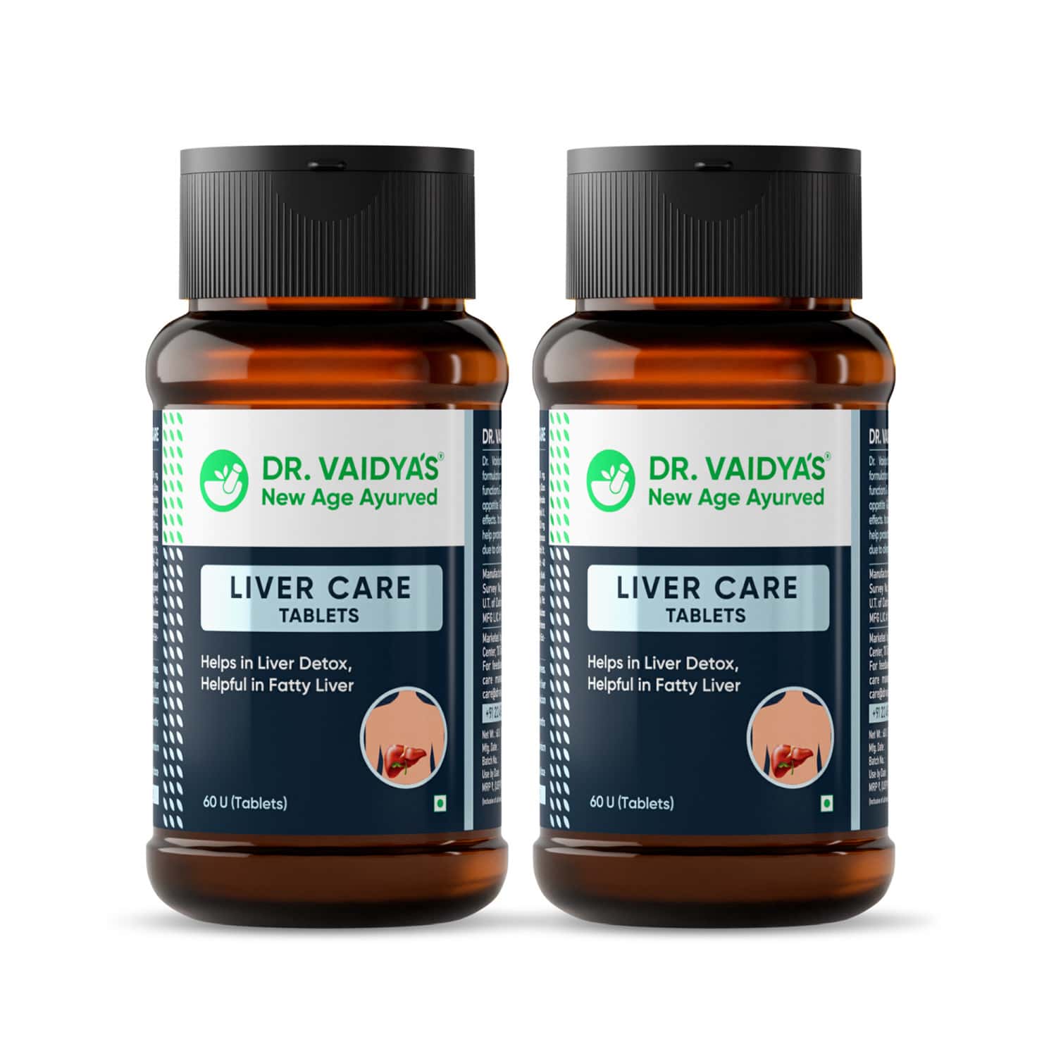 Dr. Vaidya's Liver Care - 60 Tablets Pack Of 2