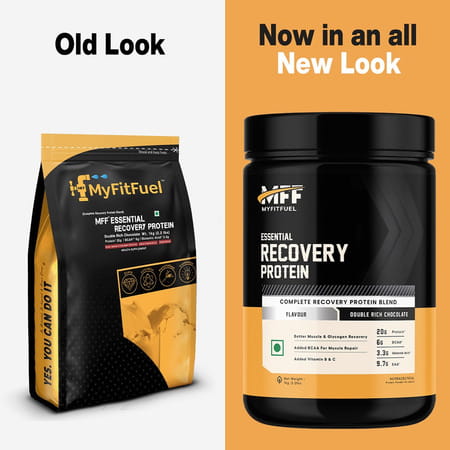 Myfitfuel Mff Essential Recovery Protein | Post Workout Recovery (Double Rich Chocolate | 1 Kg)