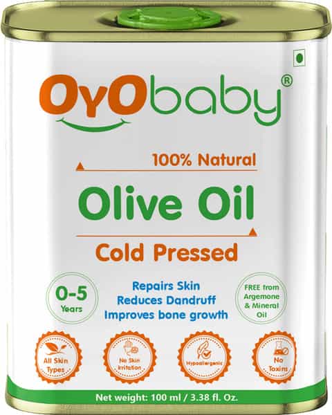 Oyo Baby Extra Virgin Olive Oil For Baby Massage 100Ml