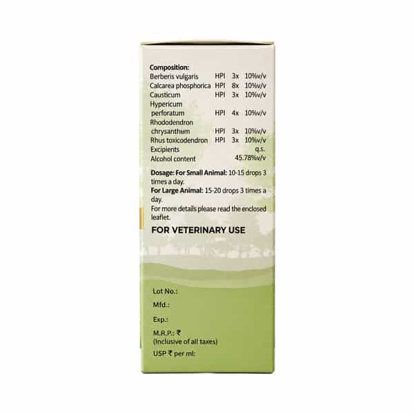 Bakson Homoeopathy V11 Drops | Rheumatism | For Veterinary Use | 30 Ml
