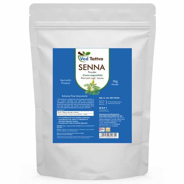 Ved Tattva Senna Powder - 1 Kg (Pack Of 2)