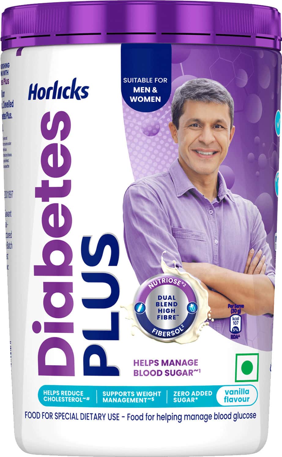 Horlicks Diabetes Plus Vanilla 400 G Jar