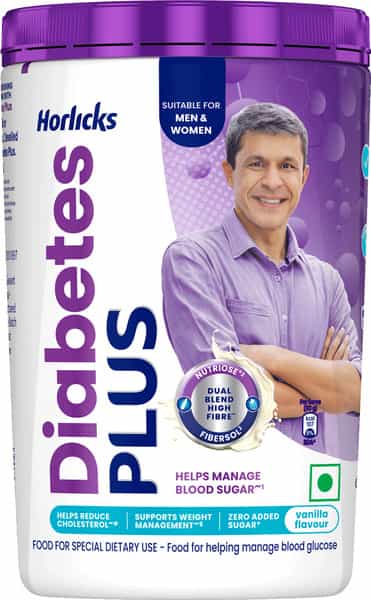 Horlicks Diabetes Plus Vanilla 400 G Jar