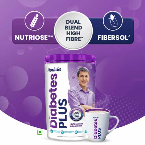 Horlicks Diabetes Plus Vanilla 400 G Jar