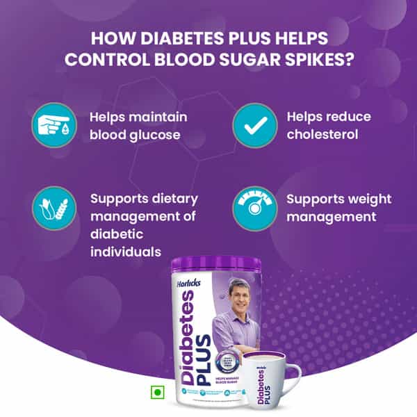 Horlicks Diabetes Plus Vanilla 400 G Jar