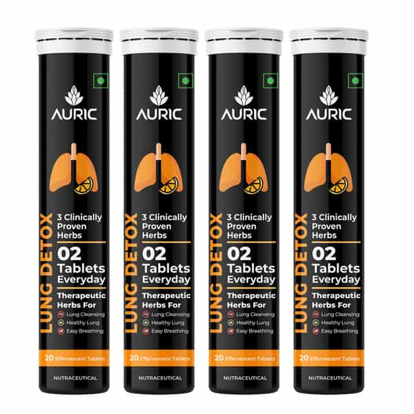 Lung Detox Effervescent Tablet- Drop Fizz & Drink Pack Of 80 Tablet