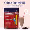 Gritzo Supermilk Growth+ (Formerly Height+) (13+Y Boys) | 13G Protein Powder (Double Chocolate 1Kg)