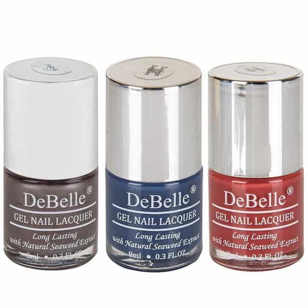Debelle Gel Nail Polish Combo Set Of 3 Polaris - 24 Ml (8 Ml Each) Rakhi Gifts