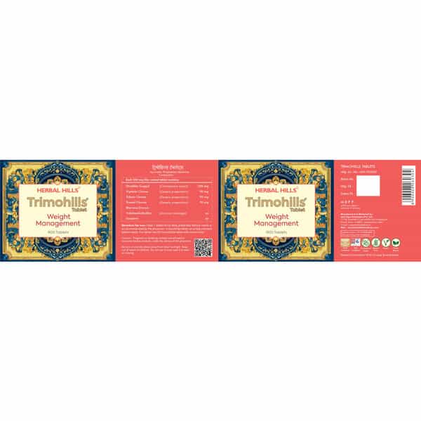Herbal Hills Trimohills - Value Pack 900 Tablets - Pack Of 2