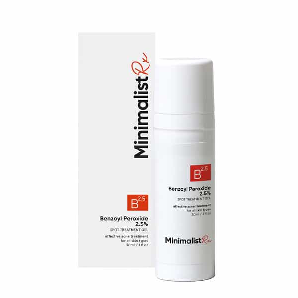 Minimalist Rx Benzoyl Peroxide 2.5% Spot 30Ml