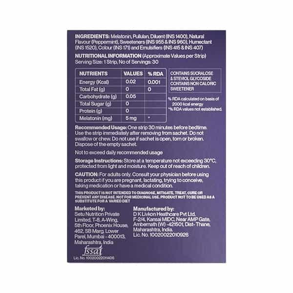 Setu Organic Rose Water Combo Packs 2 | Rose Water Hydrating & Sleep: Restore | Melatonin 5Mg Strips
